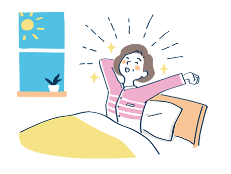 健やかな睡眠のイメージ