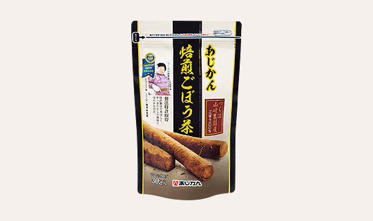 2袋【特選】あじかん つくば山崎農園産 焙煎ごぼう茶 30包×2袋