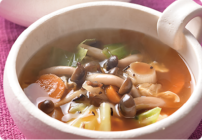 具だくさん!ごぼう中華スープ